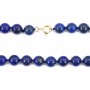 Collar Lapis Lazuli 8mm x 1pc