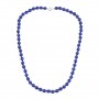 Lapis Lazuli round necklace 6mm x 1pc