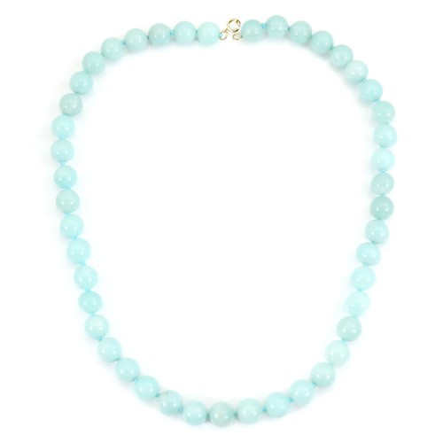 Collar redondo de Amazonita 8mm x 1ud