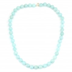 Round Amazonite necklace 8mm x 1pc