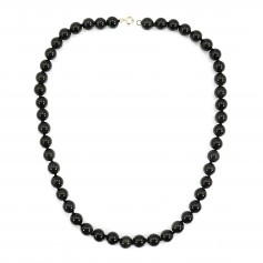 Obsidian Halskette rund 8mm x 1Stk
