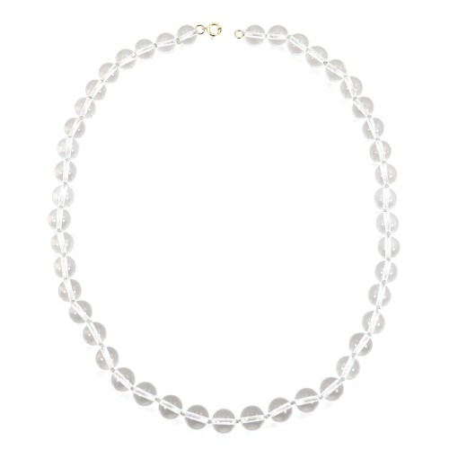 Collana di cristalli rotondi 8mm x 1pc