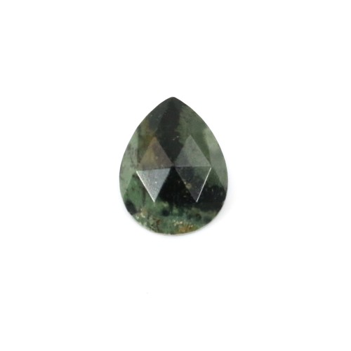 Jasper Kambaba faceted drop cabochon 8x10mm x 1pc