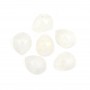 Cabochon Pierre de lune goutte facetté 8x10mm x 1pc