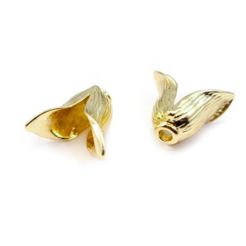  Spacers by "flash" Gold on brass 10x15mm x1pc