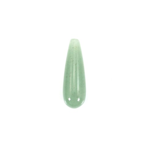 Aventurine goutte semi percé 7x23mm x 1pc