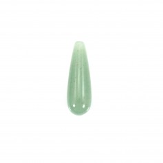Aventurine goutte semi percé 7x23mm x 1pc
