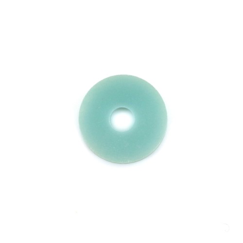 Cabochon Amazonite donut 10mm x 1pc