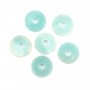 Cabochon Amazonite donut 10mm x 1pc