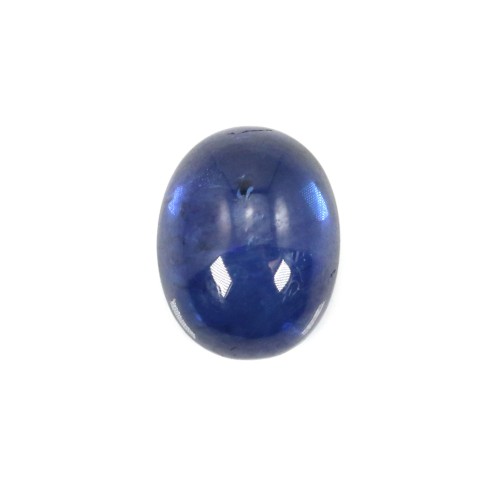 Cabochon Saphir ovale 6x8mm x 1pc