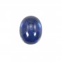 Cabochon Saphir ovale 6x8mm x 1pc