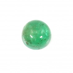 Cabochon Emeraude rond 4-5mm x 1pc