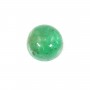 Cabochon Emeraude rond 4-5mm x 1pc