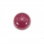 Cabochon Rosa Turmalin rund 4mm x 1pc