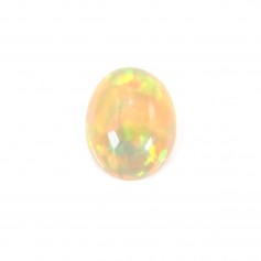 Cabochon d'opale ethiopienne, multicolore, de forme ovale, 7 * 9mm x 1pc