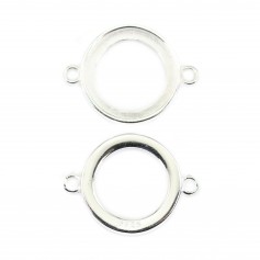 Abstandshalter für runden Cabochon 14mm - 925er Silber x 1Stk