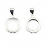 Anhänger für runden Cabochon 10mm - 925er Silber x 1Stk