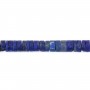 Lapis Lazuli matt runde heishi 1-2x4mm x 39cm