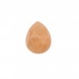 Pedra do sol facetada cabochão em gota 8x10mm x 1pc