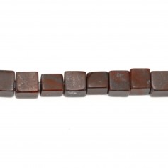 Jaspe, en forme de cube 4mm x 40cm