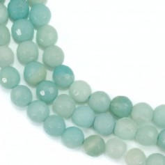 Amazonite Faceted Round 6mm x 40cm