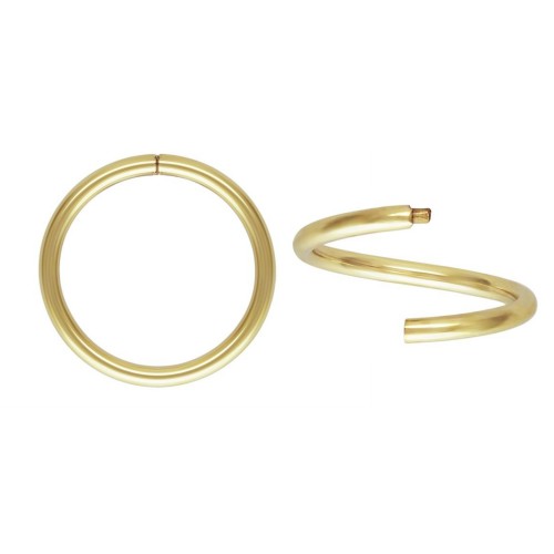 Crioulo fino com enchimento de ouro 10x1mm x 2pcs