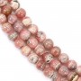 Rhodochrosite Round 10mmX 40cm 