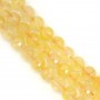 Citrine Faceted Round 6mm x 40cm