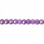 Phosphosidérite rondelle facetté 2x3mm x 39cm