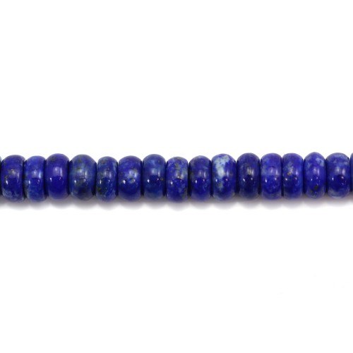 Lapislazuli Rondell 3x6mm x 40cm