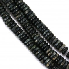 Kambaba Jaspe Heishi roundel 2x6mm x 39cm