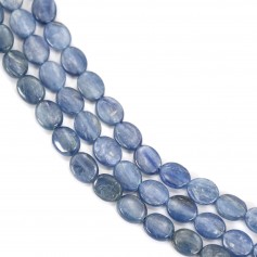 Cyanit oval 8x10mm x 40cm