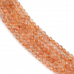 Gemstone de soleil round 3mm x 39cm