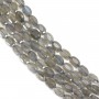 Labradorite oval faceted 4x6mm x 40cm