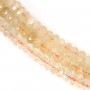 Citrine Faceted Rondelle 6x10mm x 40cm