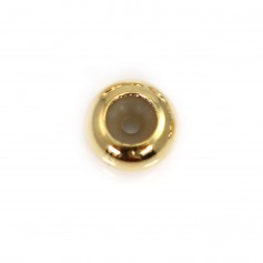 Stopper plaqué flash or 5mm 