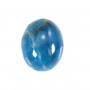 Cabujón oval de apatita 8x10mm x 1ud
