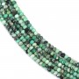 Variscite rondelle facetté 3x4mm x 39cm