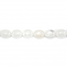 Cristal de roche Ovale 8x12mm x 4pcs