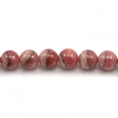 Rhodochrosite Round Beads 4mm x 40cm