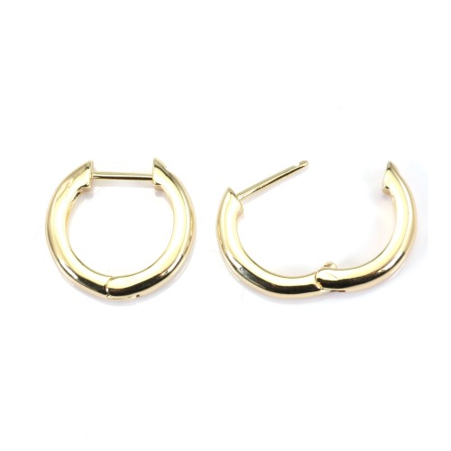 Créole Dormeuse 17mm - Doré x 2pcs