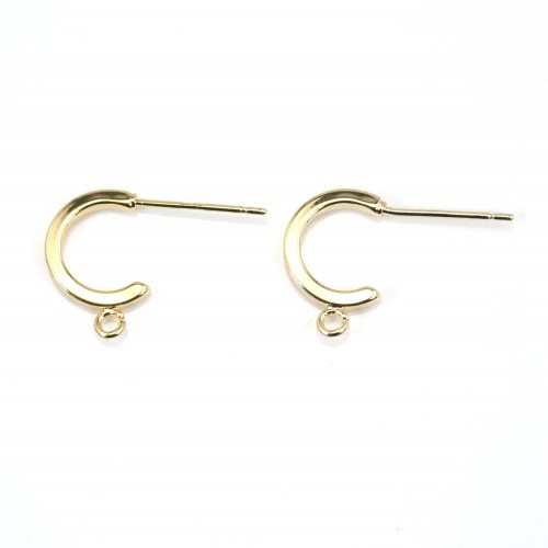 Clou Créole à décorer 11mm - Doré x 2pcs