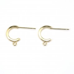 Clou Créole à décorer 11mm - Doré x 2pcs