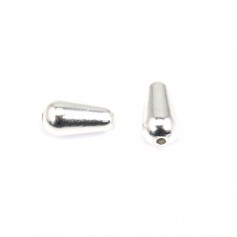 Conta gota 5x10mm - Prata 925 x 2 unidades