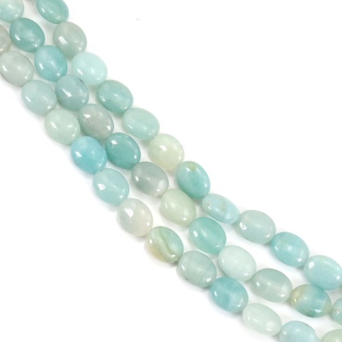 Amazonite Ovale 8x10mm x 40cm
