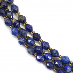 Lapis Lazuli olive faceted 4.5x5.5mm x 38cm (51pcs)
