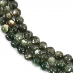Lepidolite verde redonda 10-11mm x 40cm
