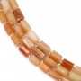 Aventurine orange baroque 7x11mm x 40cm (28pcs)