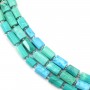 Turquoise reconstitué baroque 7x11mm x 40cm (29pcs)