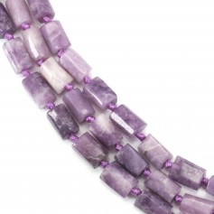 Lepidolite barroco 7x11mm x 41cm (32 peças)